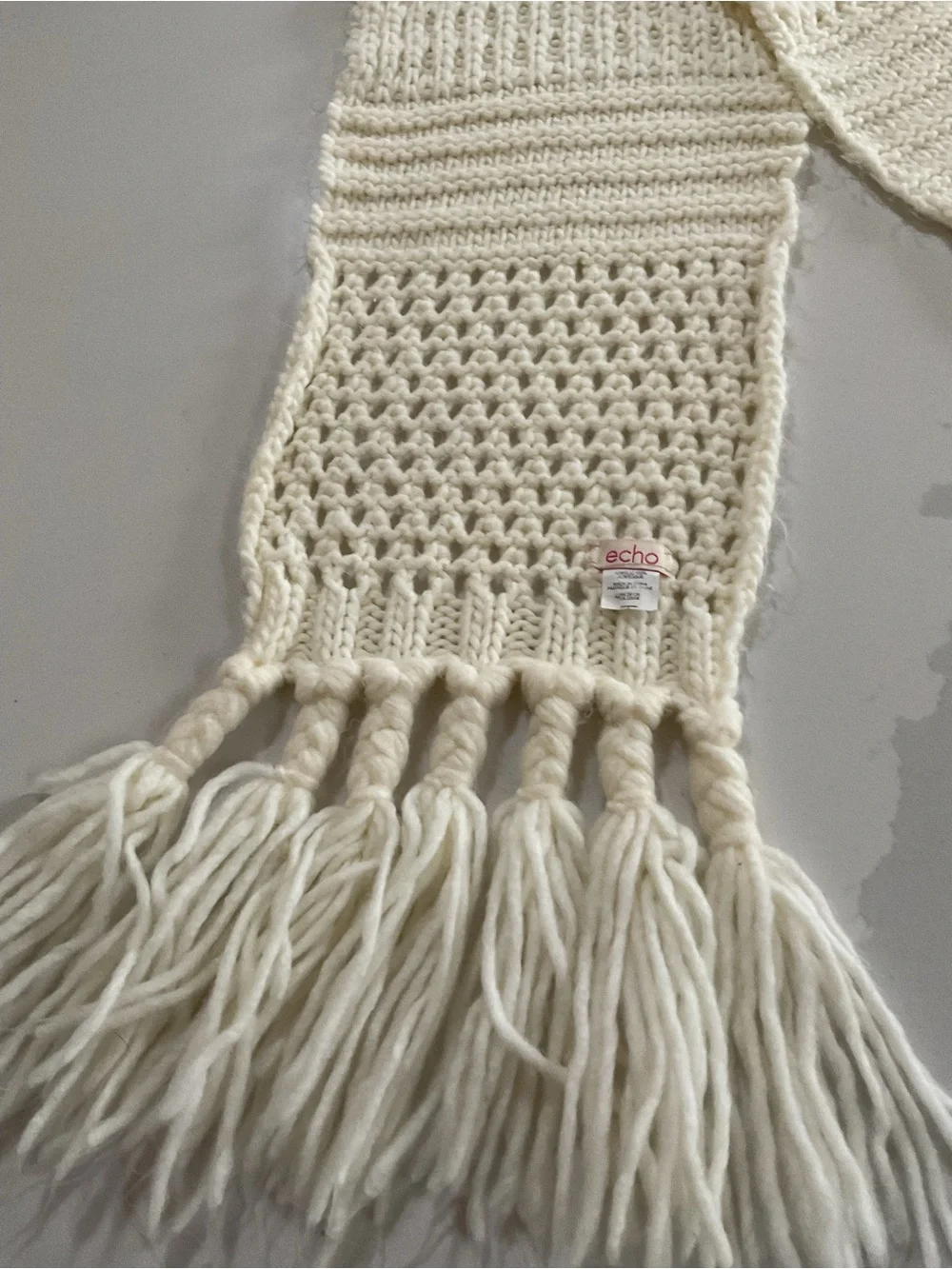 Bundle of 2 knit scarves
